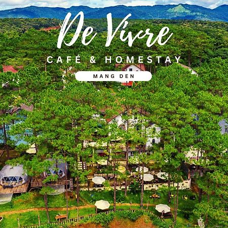 De Vivre Homestay Mang Den Kon Von Kla Esterno foto
