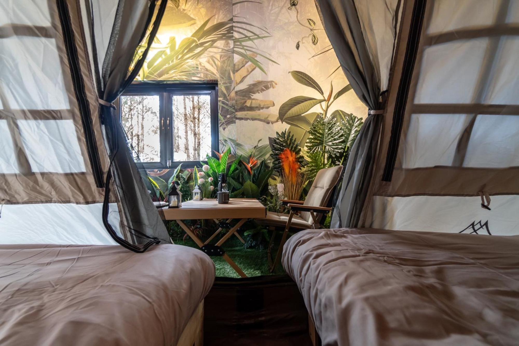 De Vivre Homestay Mang Den Kon Von Kla Esterno foto