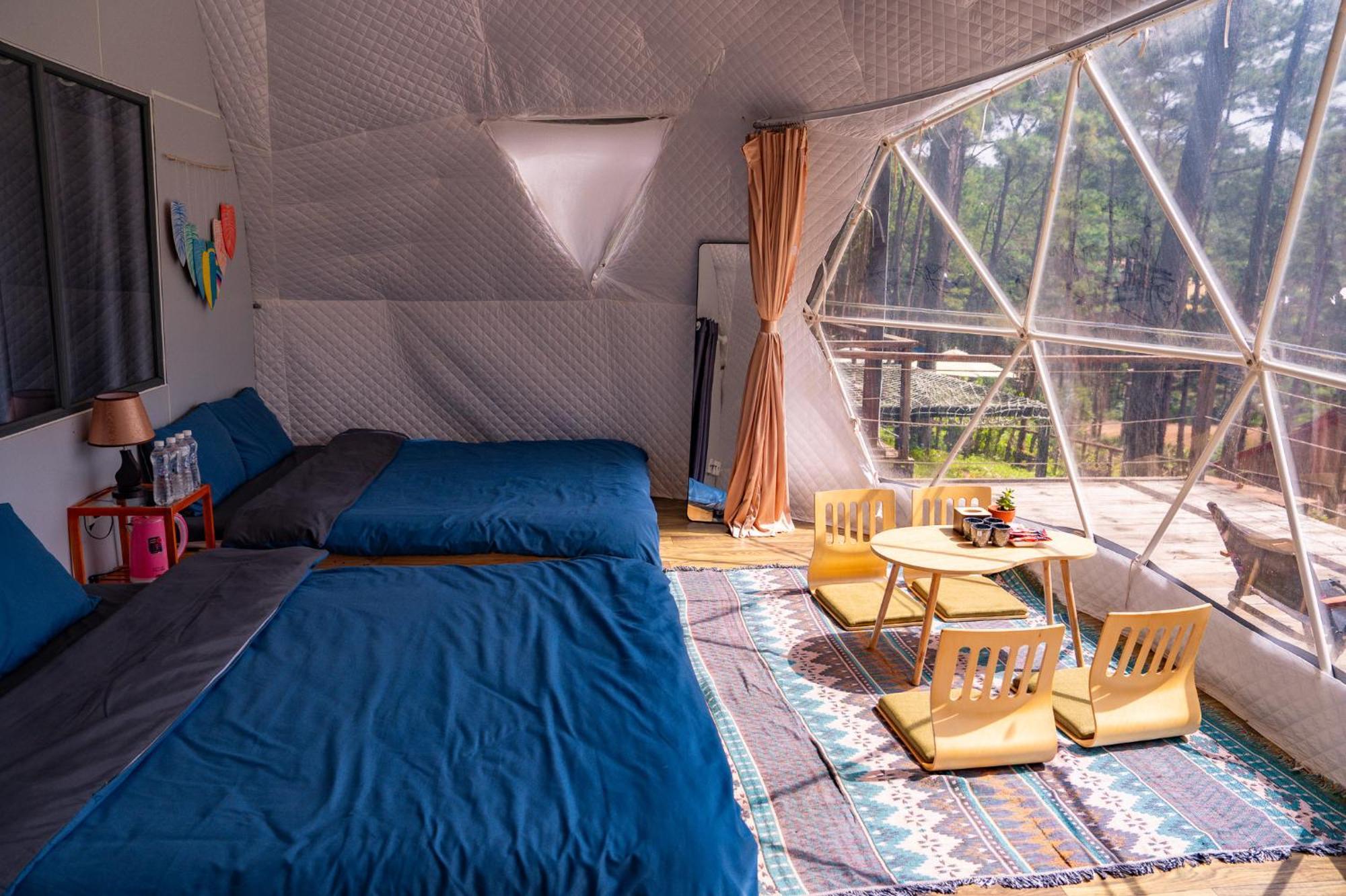 De Vivre Homestay Mang Den Kon Von Kla Esterno foto