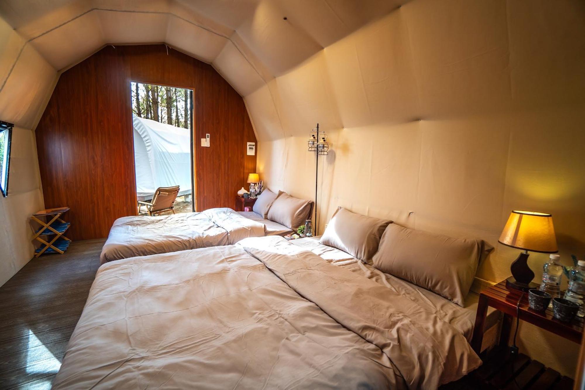 De Vivre Homestay Mang Den Kon Von Kla Esterno foto