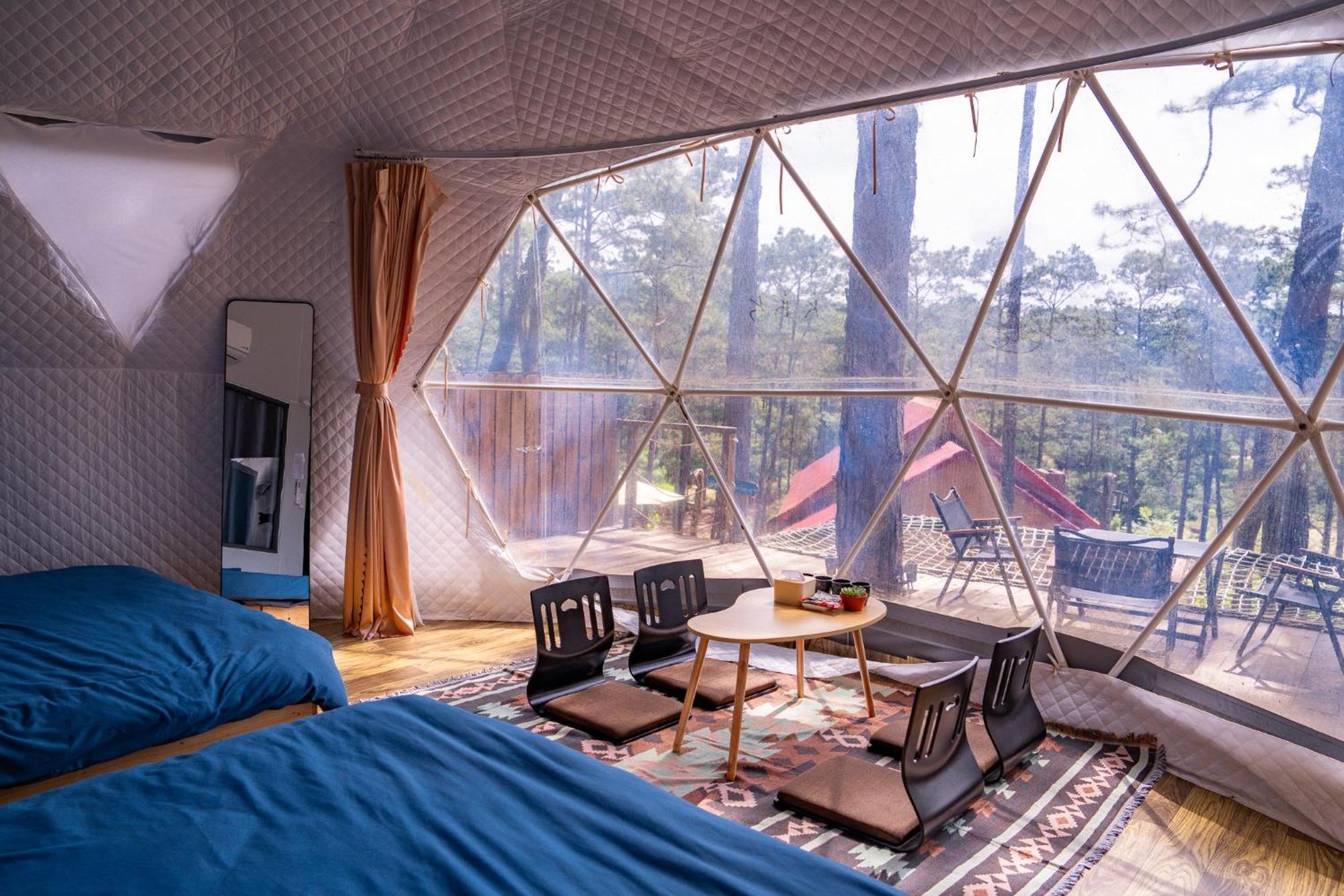 De Vivre Homestay Mang Den Kon Von Kla Esterno foto