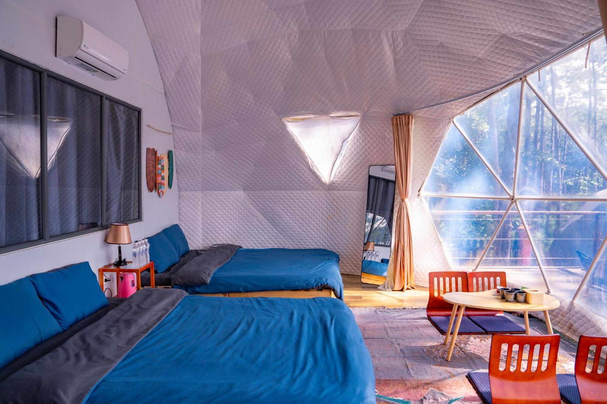 De Vivre Homestay Mang Den Kon Von Kla Esterno foto